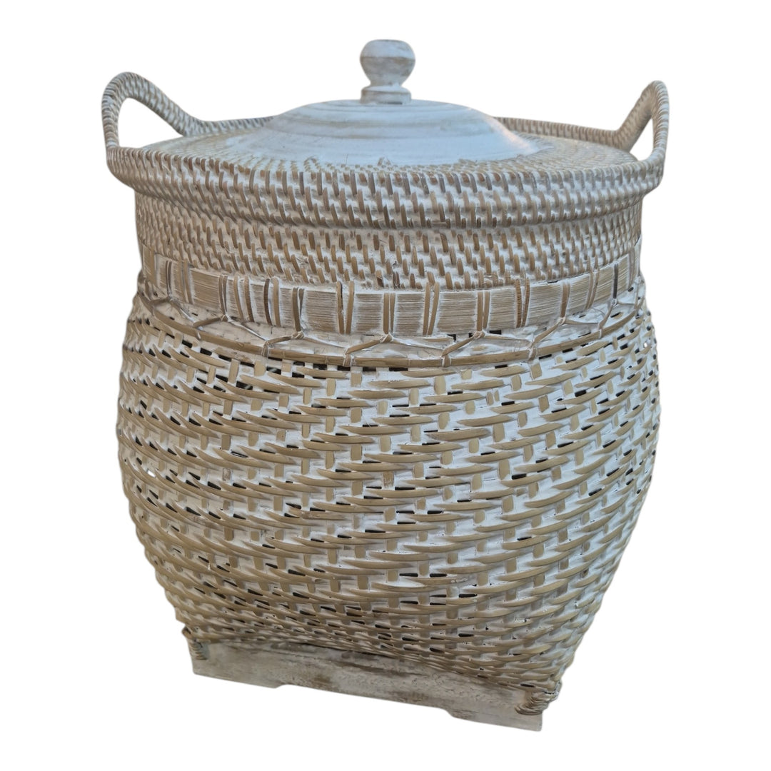 CANASTO TEJIDO GRANDE 50x47x41cm COD:122918
