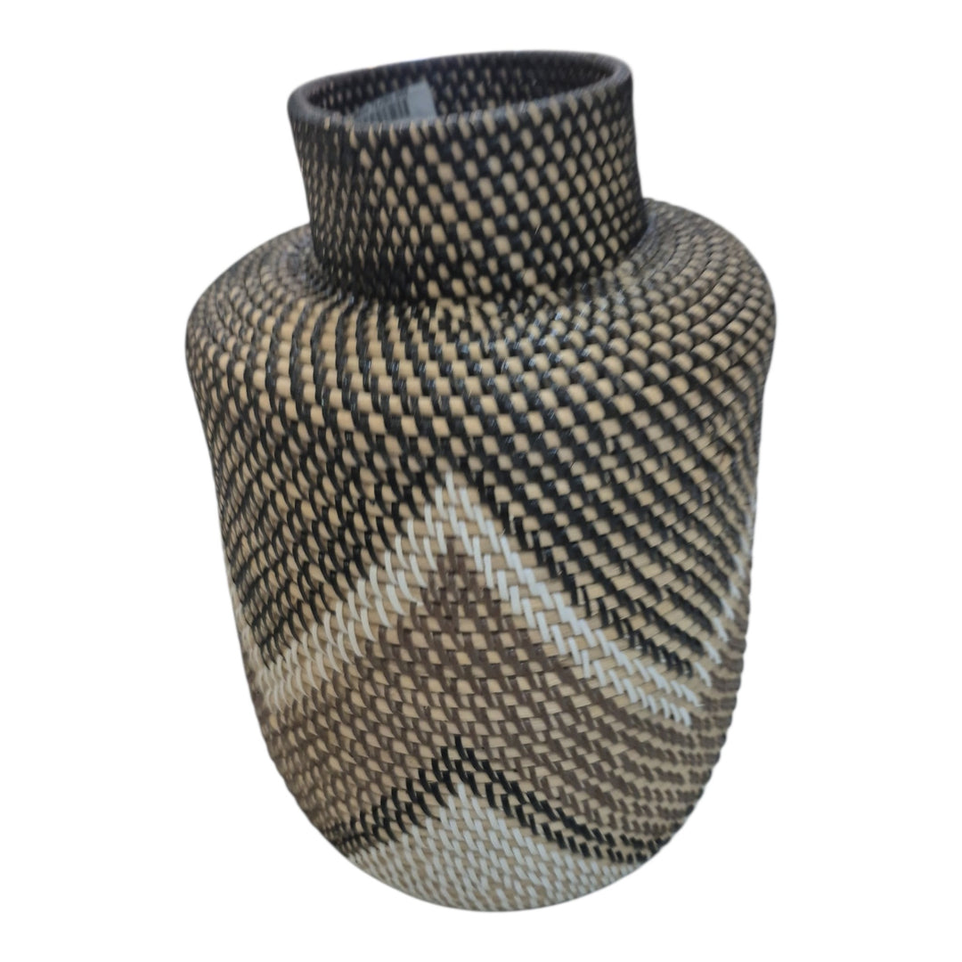 JARRON TEJIDO MEDIANO 27x18x18CM COD:122941
