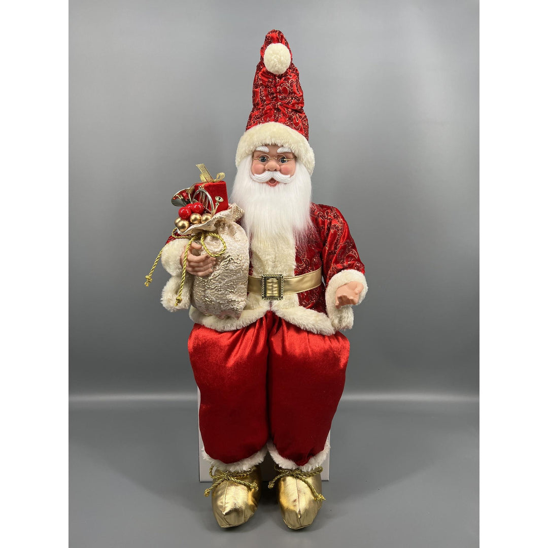 SANTA DECOR C/MUSICA 30X25X66CM