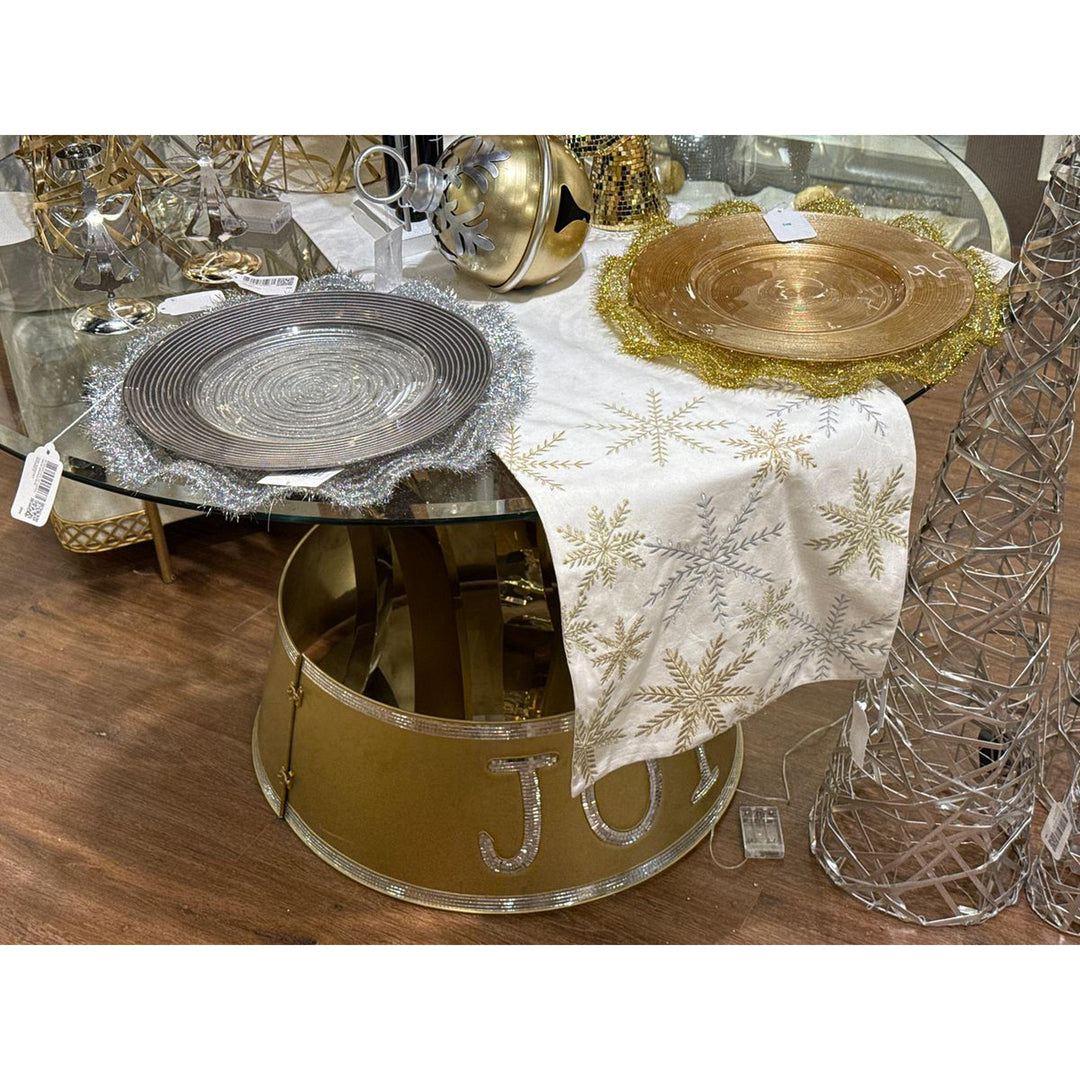PORTAPLATO  VIDRIO 33CM COD:121988