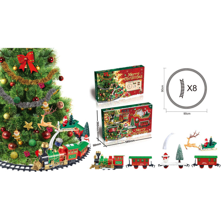 TREN DÉCOR C/LUZ C/MUS C/B COD:122011