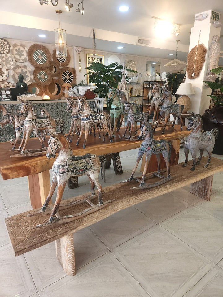 CABALLO MADERA  60CM SURTIDO COD:113699