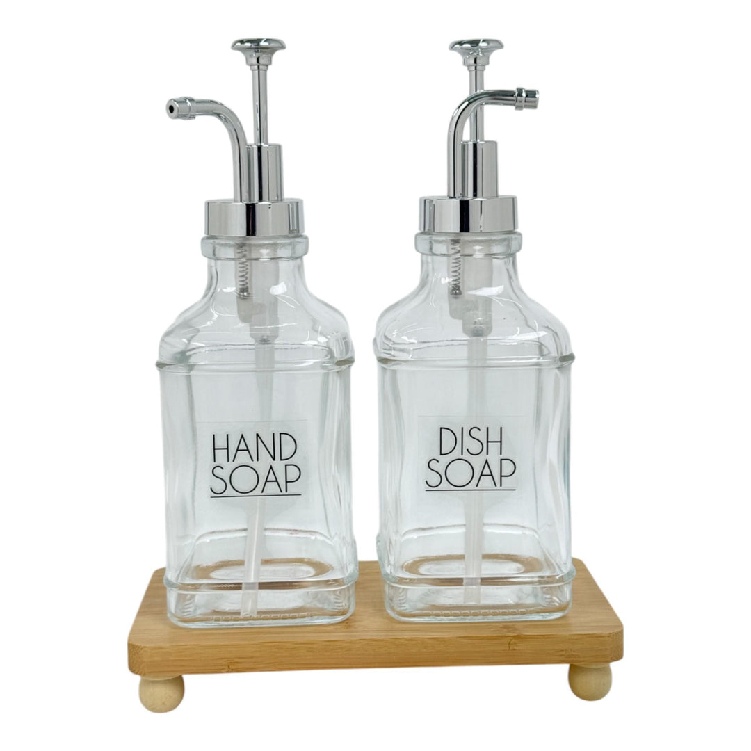 DISPENSADORES CON ESTANTE 3PZ 26X19X10CM