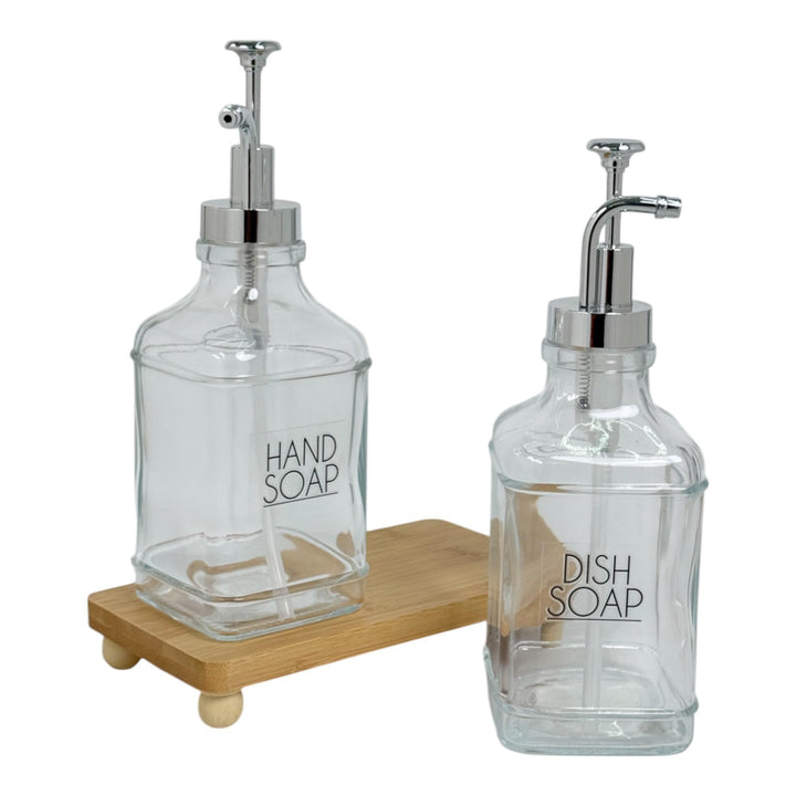 DISPENSADORES CON ESTANTE 3PZ 26X19X10CM