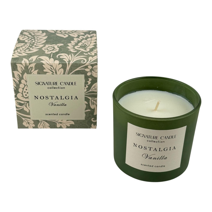 VELA AROMA VAINILLA "NOSTALGIA" 8.5X8.5X8CM