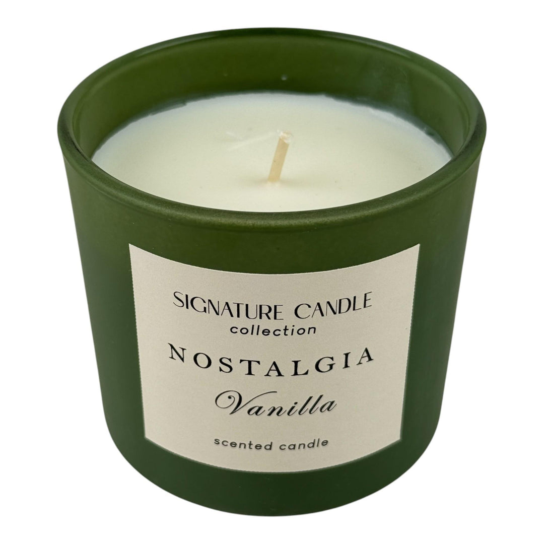 VELA AROMA VAINILLA "NOSTALGIA" 8.5X8.5X8CM
