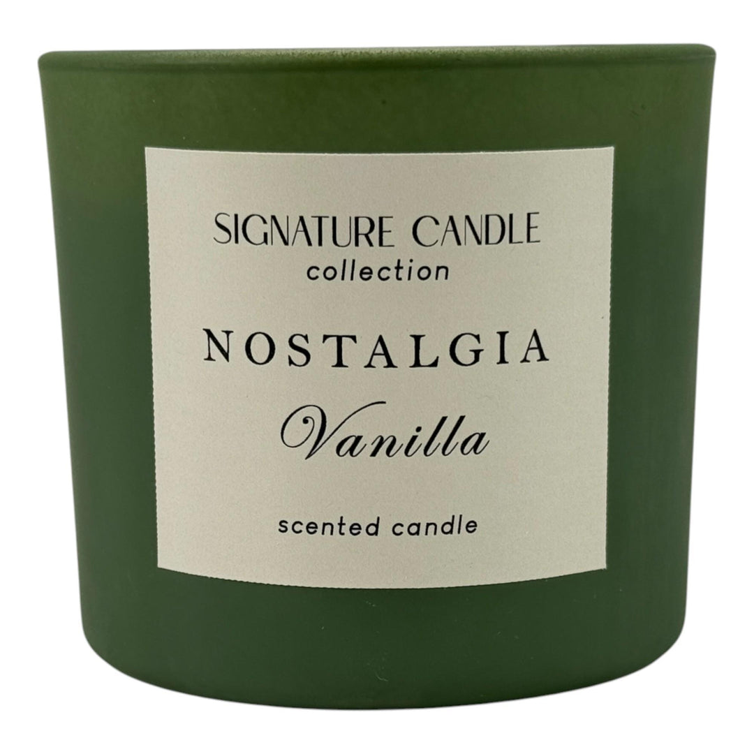 VELA AROMA VAINILLA "NOSTALGIA" 8.5X8.5X8CM
