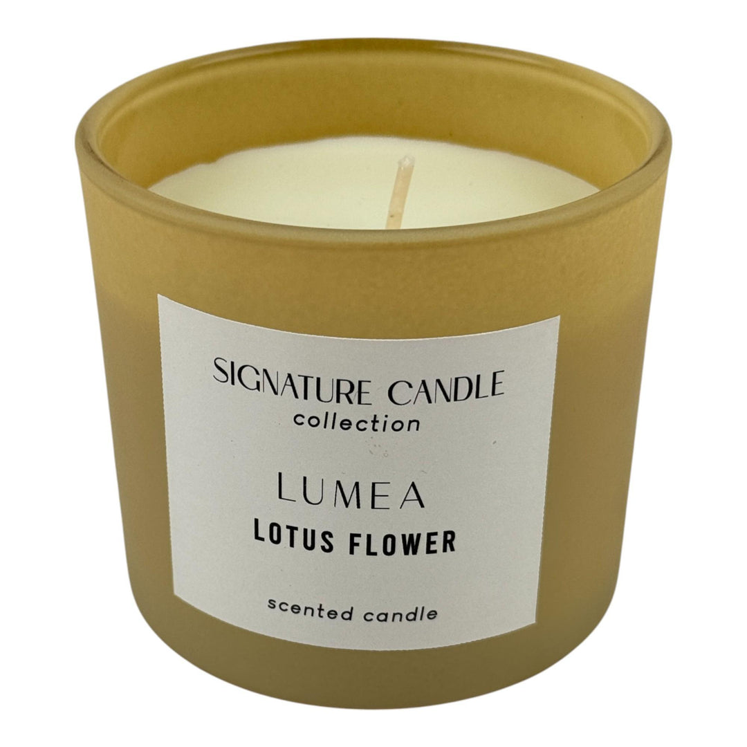 VELA AROMA FLOR DE LOTO "LUMEA"  8.5X8.5X8CM