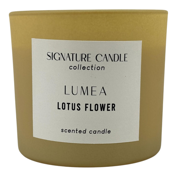 VELA AROMA FLOR DE LOTO "LUMEA"  8.5X8.5X8CM