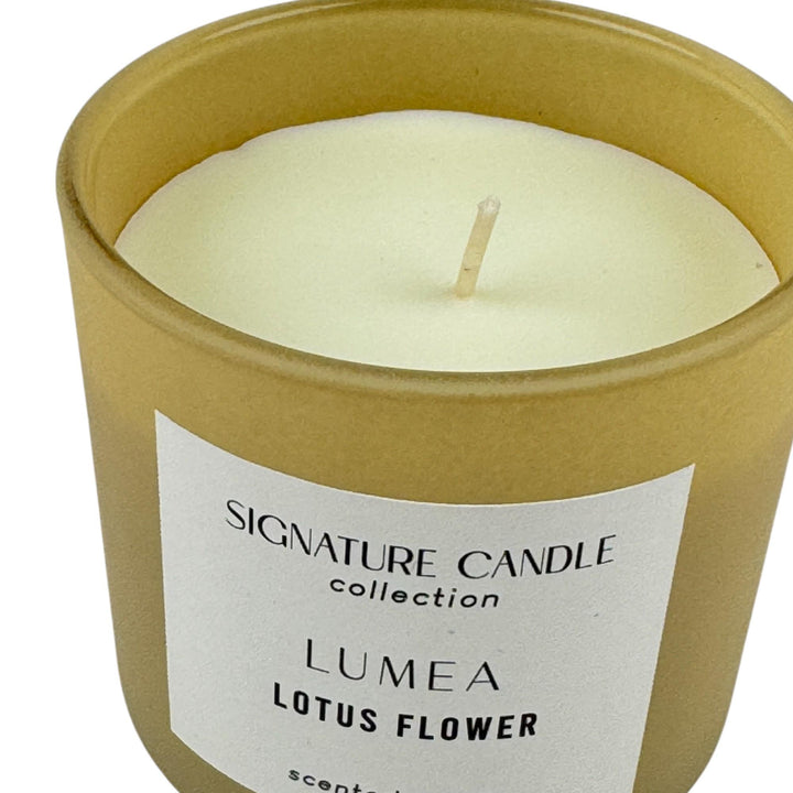 VELA AROMA FLOR DE LOTO "LUMEA"  8.5X8.5X8CM