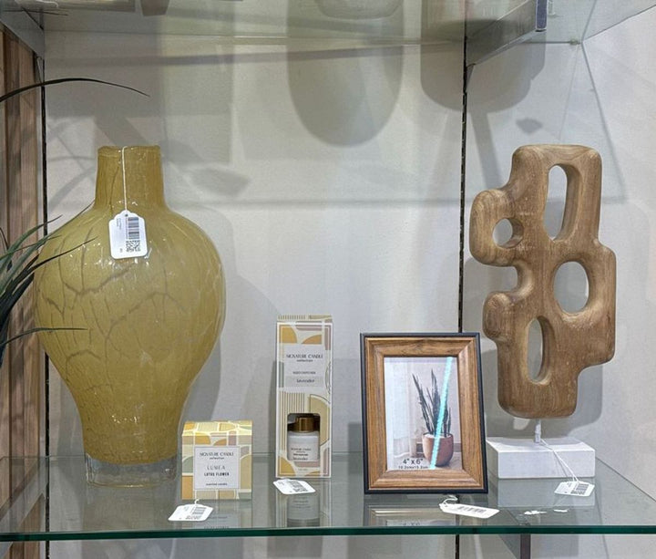 VELA AROMA FLOR DE LOTO "LUMEA"  8.5X8.5X8CM