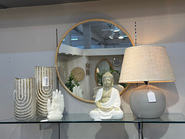 LAMPARA DE MESA 110V 35X35X43CM