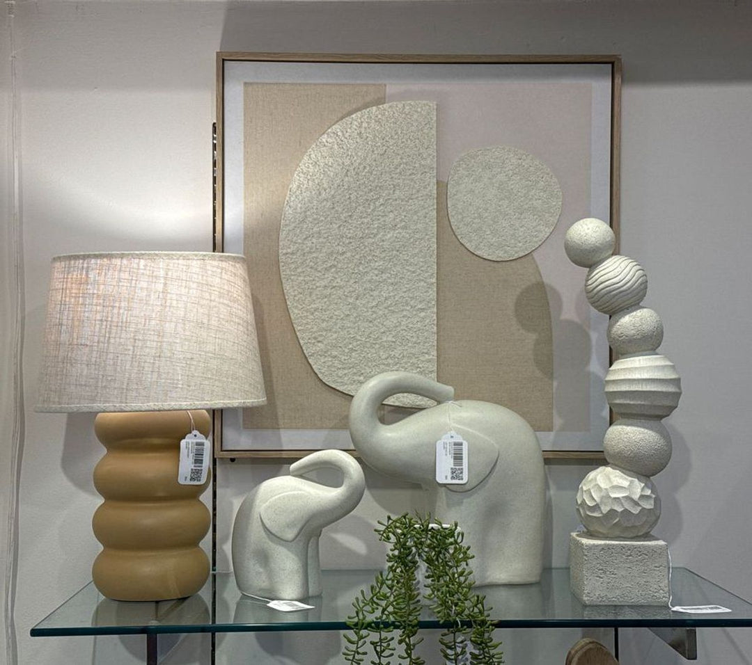 LAMPARA DE MESA 110V 30X30X45CM