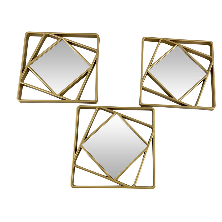 JG ESPEJOS 3PZ 25X25X2CM