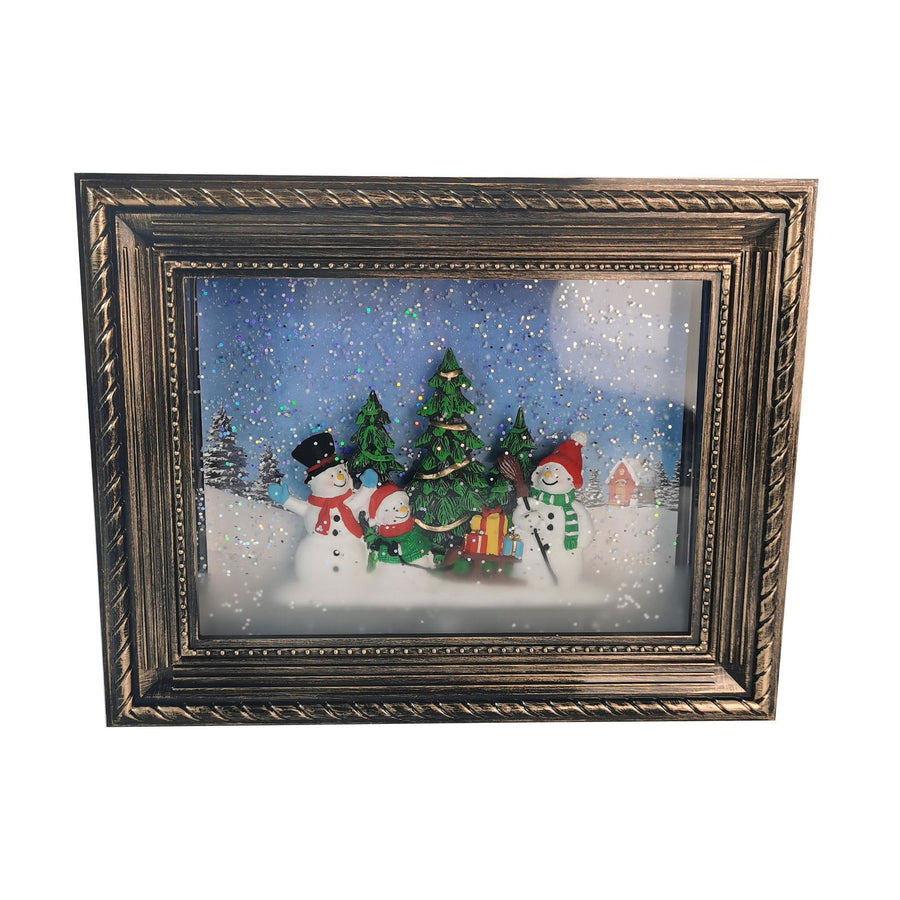 ADORNO NAVIDAD  C/LUZ A/BAT4C/LUZ A/BAT4 24X24X19.30CM - Barakah Home Store