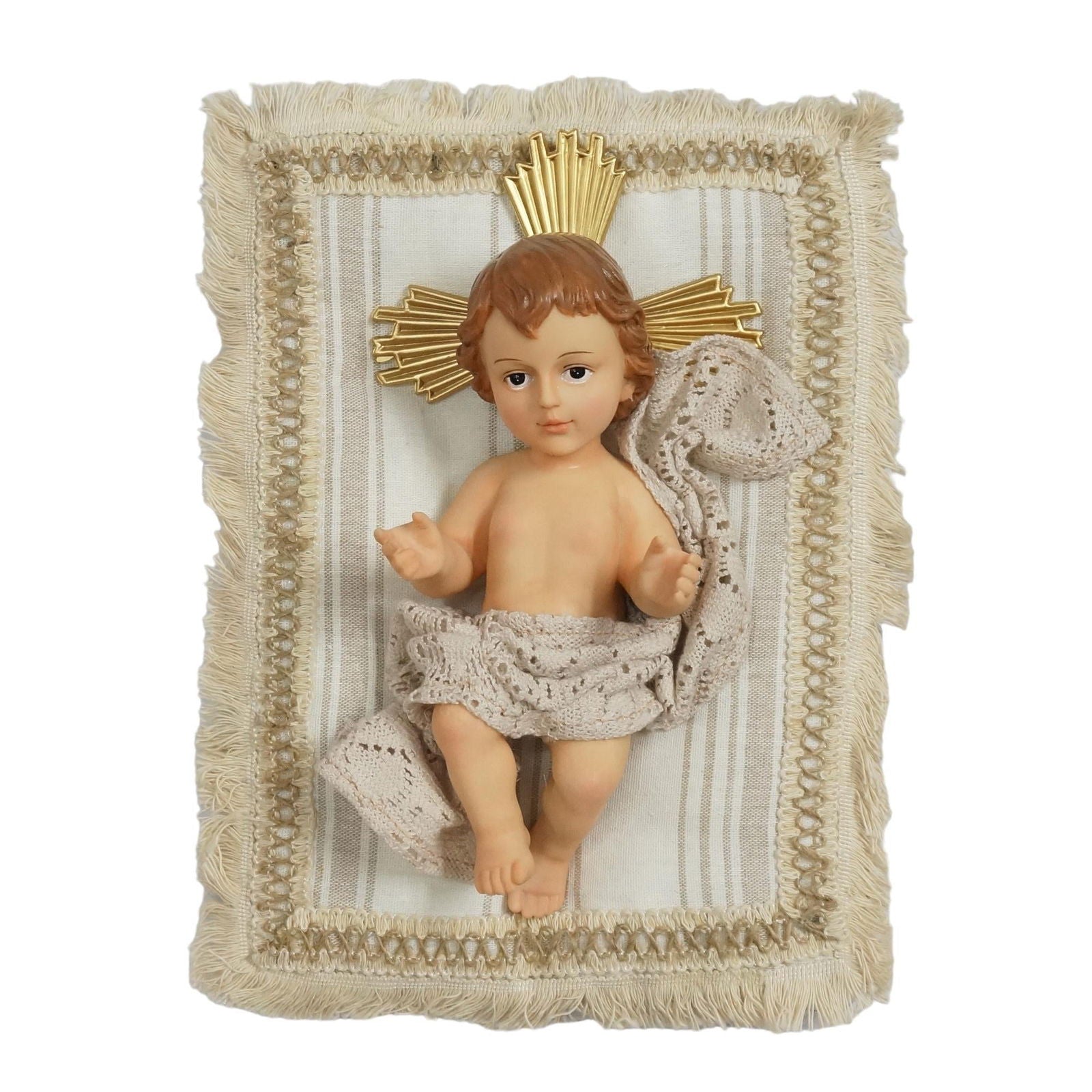 BEBE JESUS C/COJIN  18X8X25CM - Barakah Home Store