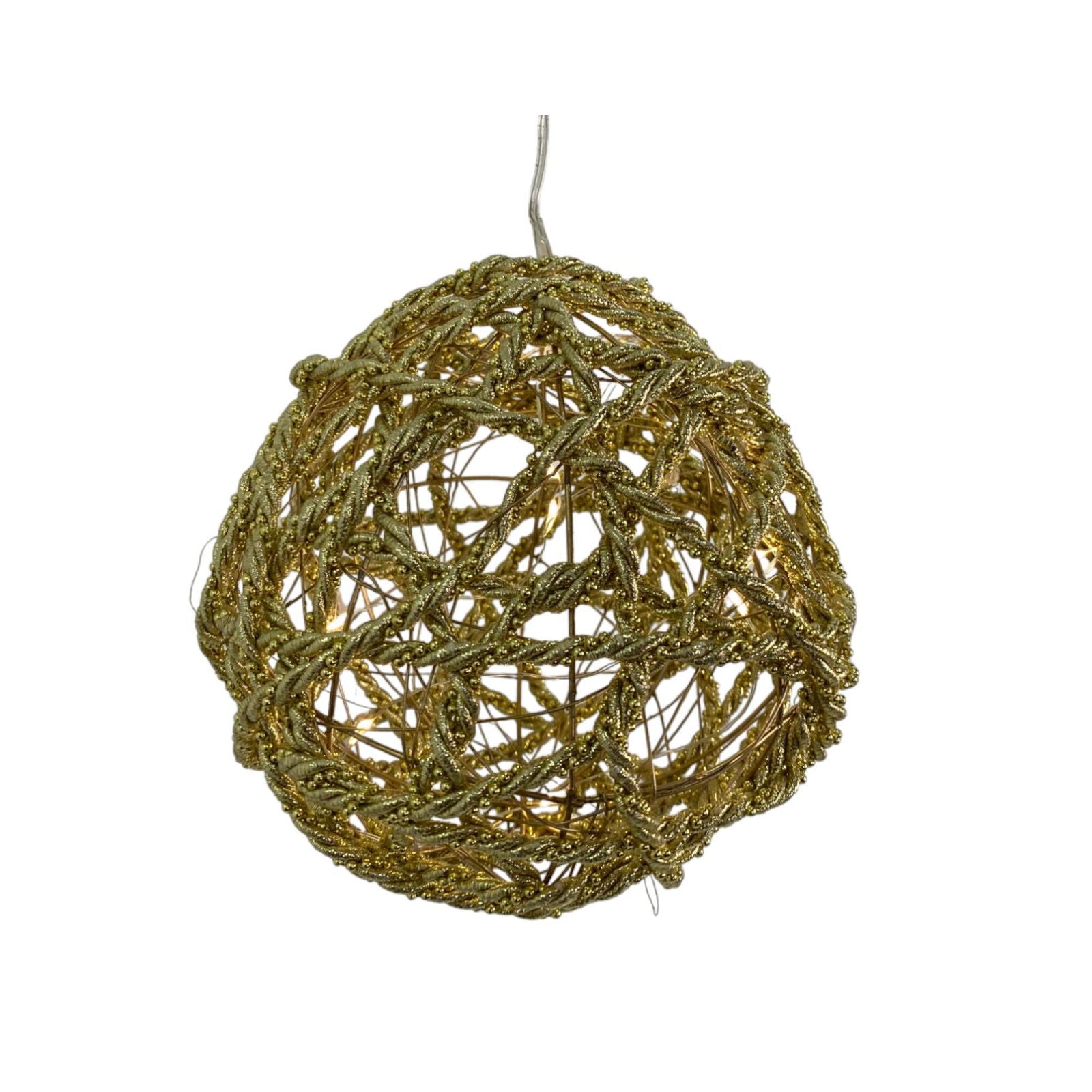 ESFERA C/LUZ  C/LUZ A/BAT2 15X15X15CM - Barakah Home Store