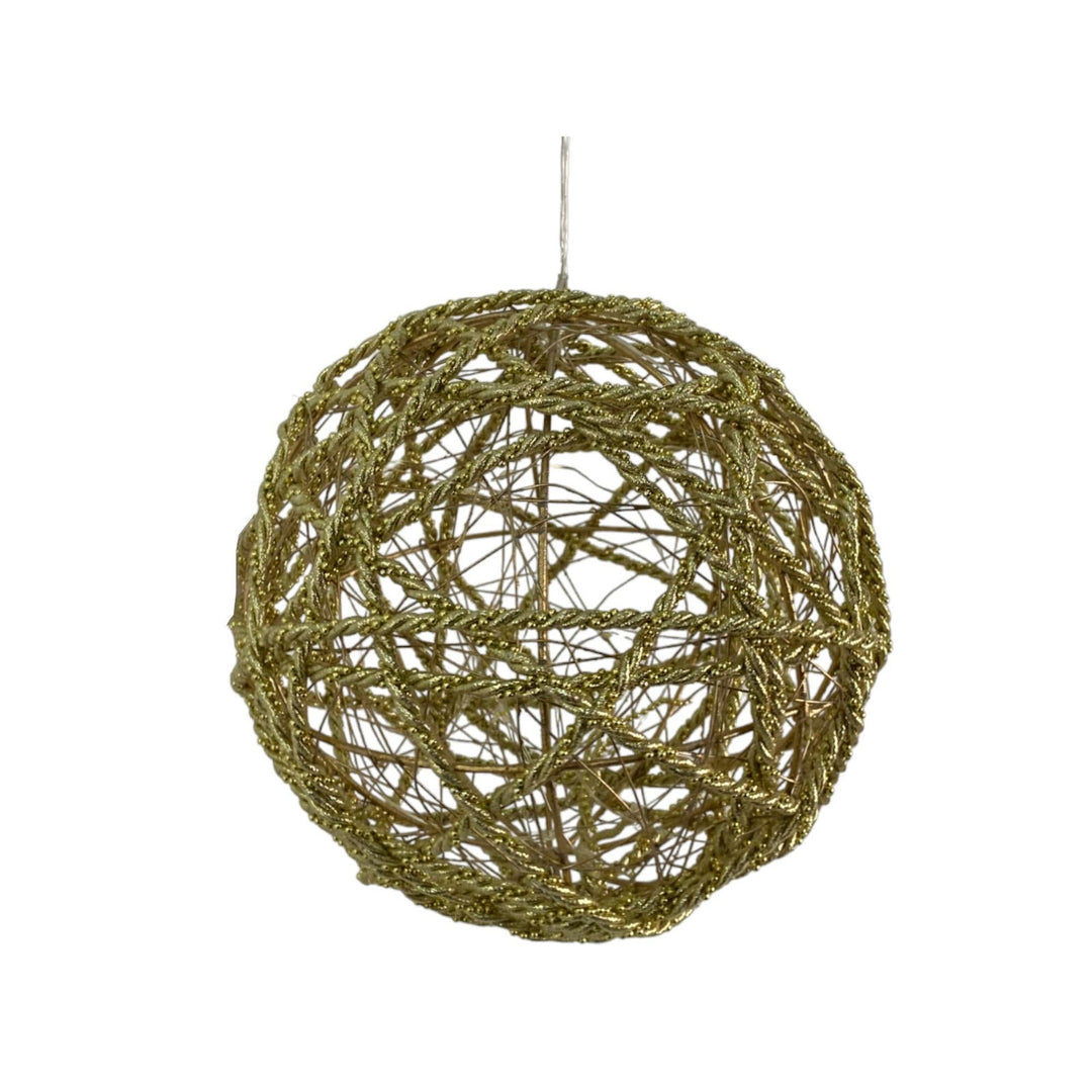 ESFERA C/LUZ  C/LUZ A/BAT2 20X20X20CM - Barakah Home Store