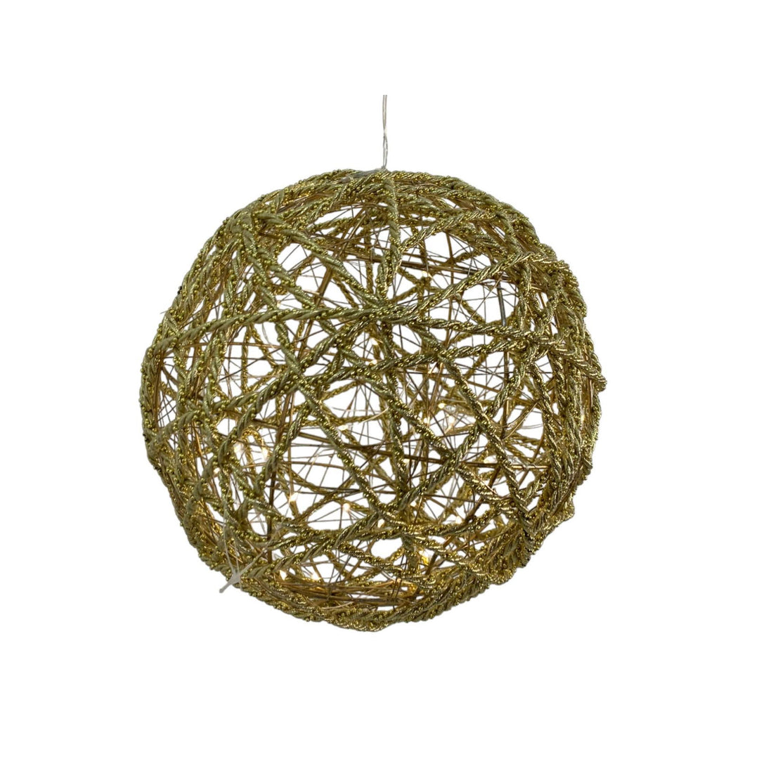ESFERA C/LUZ  C/LUZ A/BAT3 25X25X25CM - Barakah Home Store