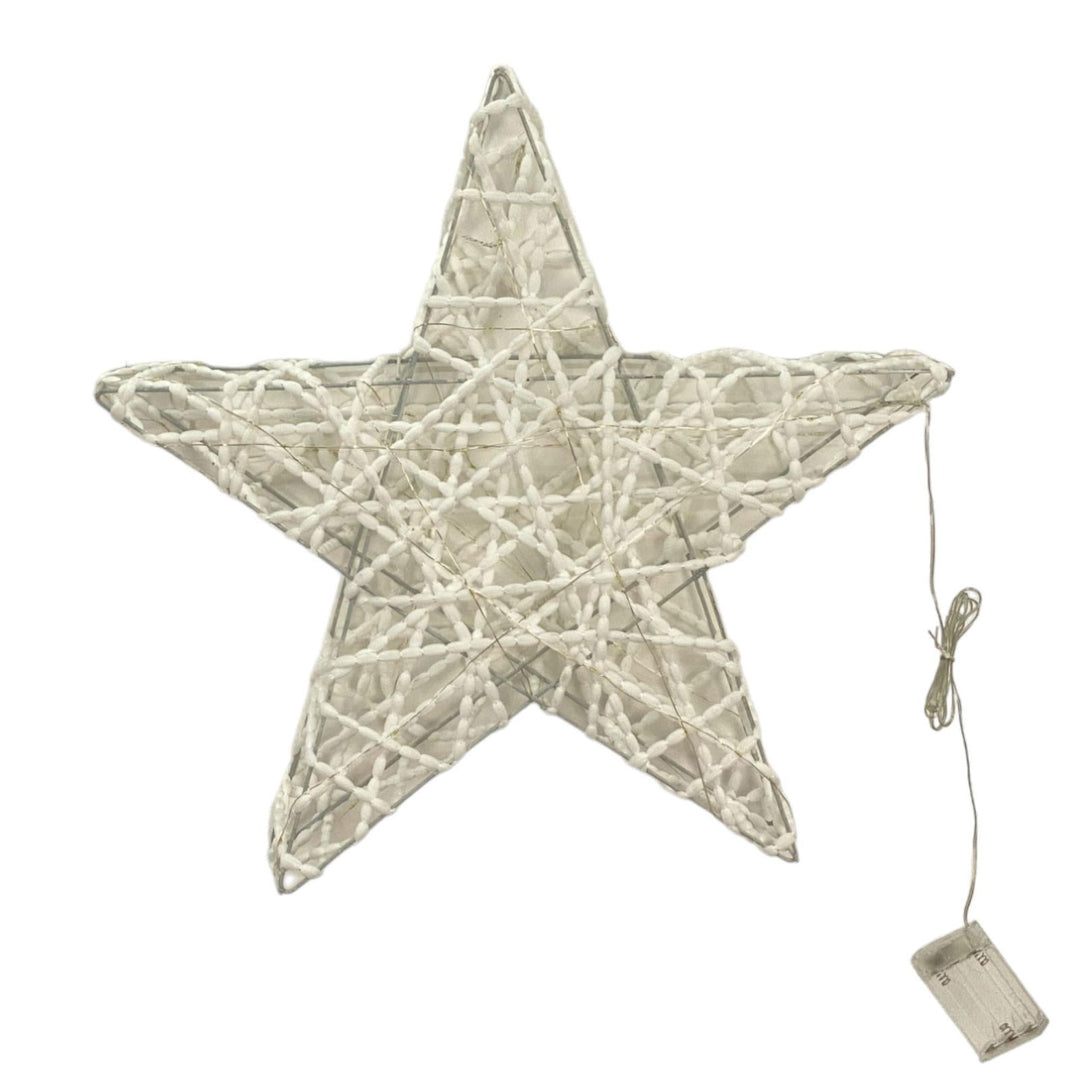 ESTRELLA C/LUZ A/BAT  C/LUZ A/BAT3 50X50X8CM - Barakah Home Store