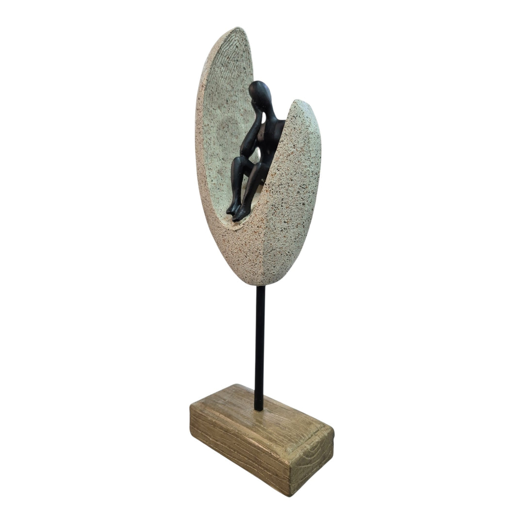 FIGURA ABSTRACTA DECOR 28x8x5CM COD:120651