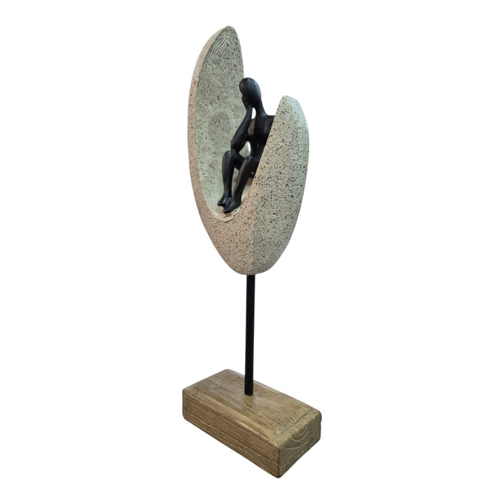 FIGURA ABSTRACTA DECOR 28x8x5CM COD:120651