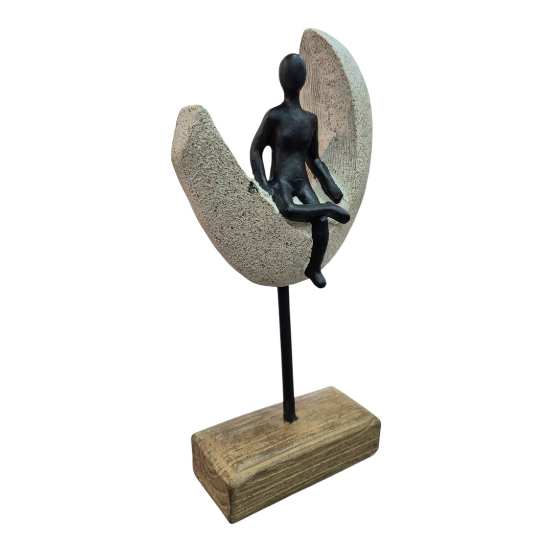 FIGURA ABSTRACTA DECOR  23x12x4CM COD:120650