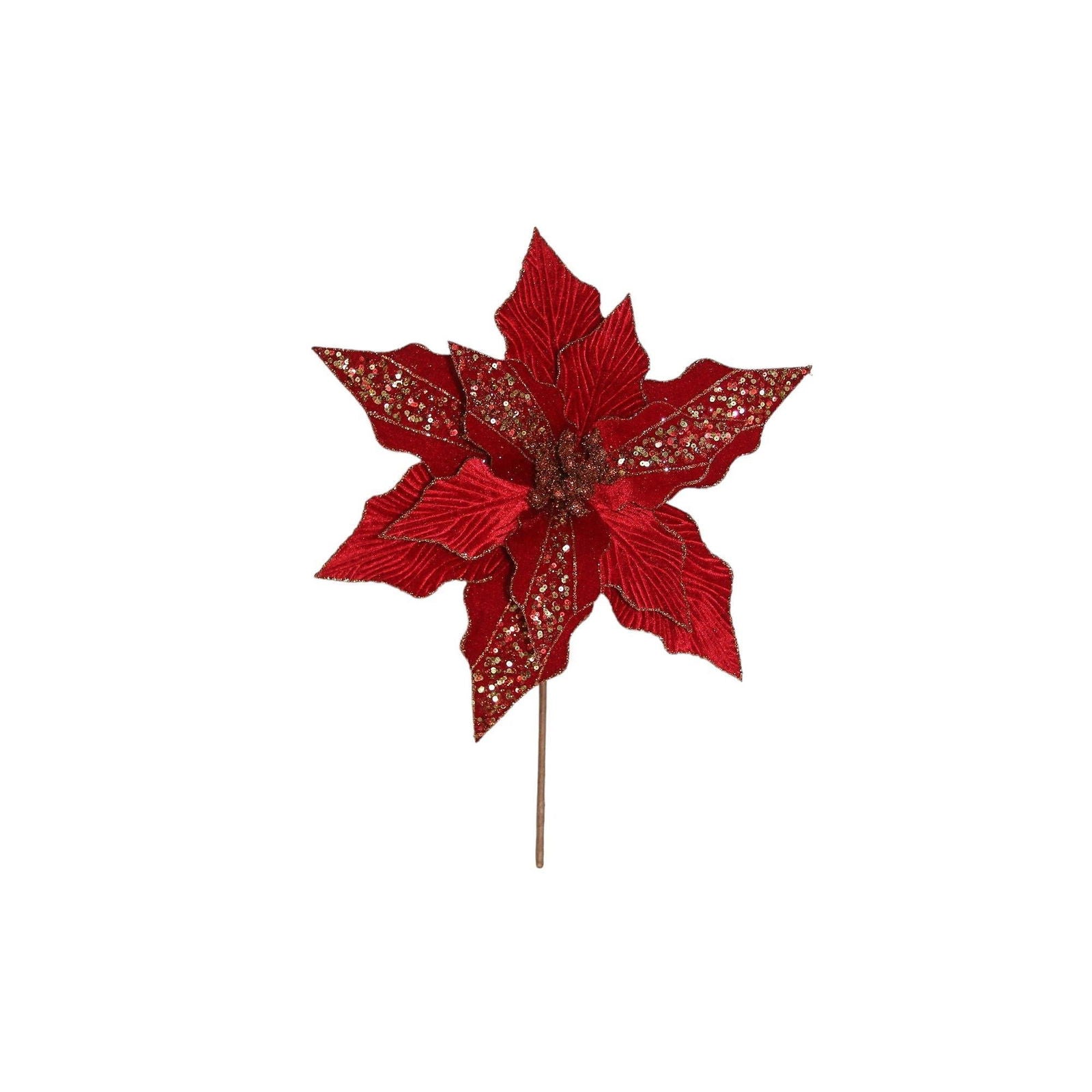 POINSETIA DECOR 35X35X8CM - Barakah Home Store