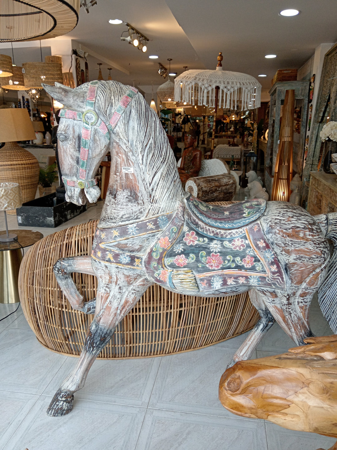 CABALLO TALLADO 150CM COD:113693